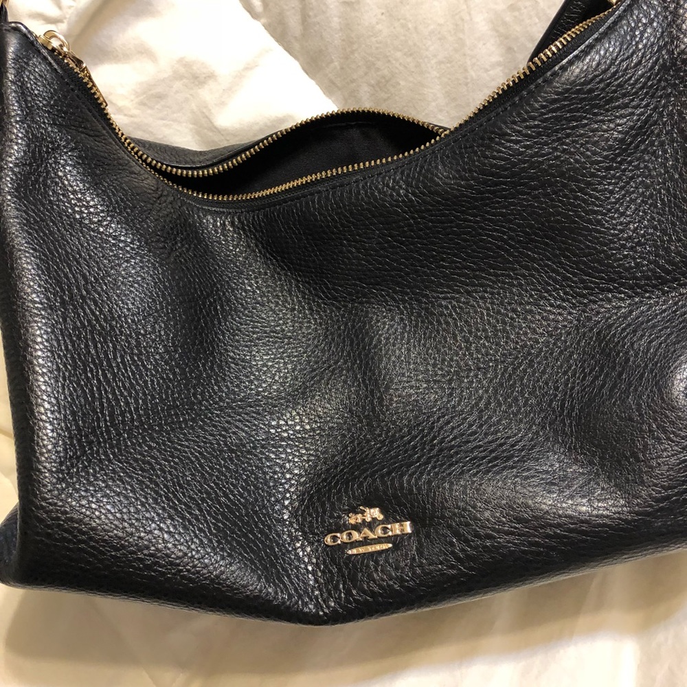 Black coach purse